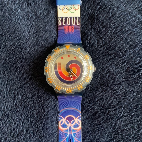 Swatch Accessories - Swatch Olympics Seoul 1988 watch